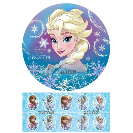 Ledové království 1 - jedlý papír 