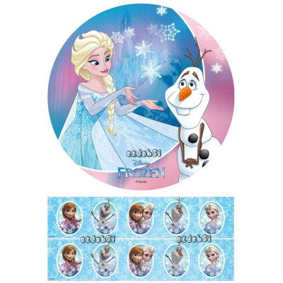 Ledové království 2  - jedlý papír 