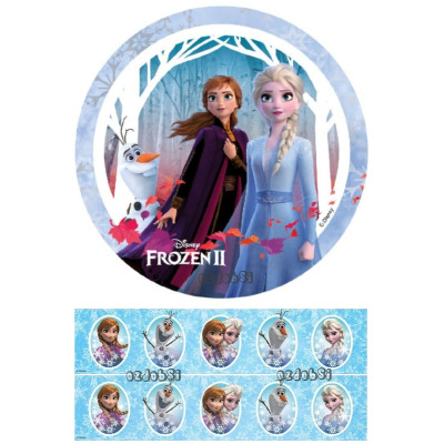 Ledové království 6 - jedlý papír 