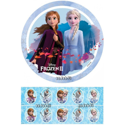 Ledové království 7 - jedlý papír 