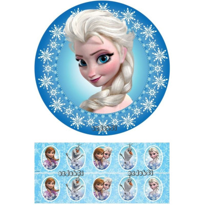 Ledové království 11 - jedlý papír 