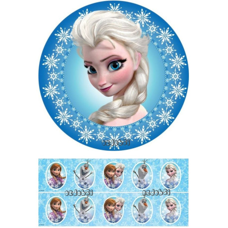 Ledové království 11 - jedlý papír 