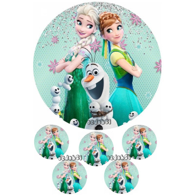 Ledové království 13 - jedlý papír 