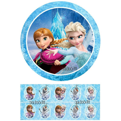 Ledové království 14 - jedlý papír 