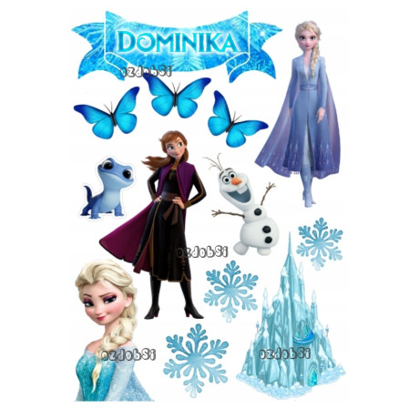 Ledové království 16 - jedlý papír 