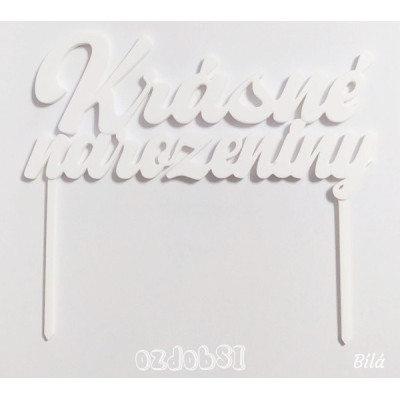 Krásne narozeniny č.13 - plastový zápich