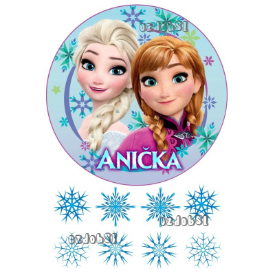 Ledové království 17 - jedlý papír 