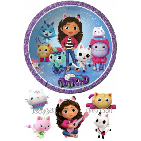 Jedlý papír Gabbi – mix obrázků A4 | Dortová dekorace