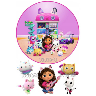 Jedlý papír Gabbi – mix obrázků A4 | Dortová dekorace