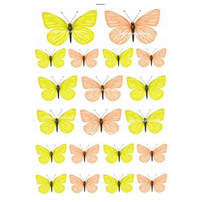 Motýli 3 - jedlý papír 