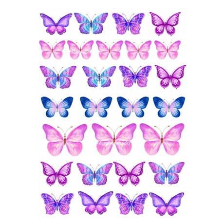 Motýli 5 - jedlý papír