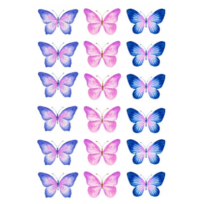 Motýli 11 - jedlý papír 