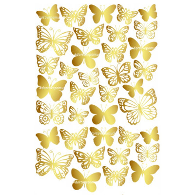 Motýli 14 - jedlý papír 