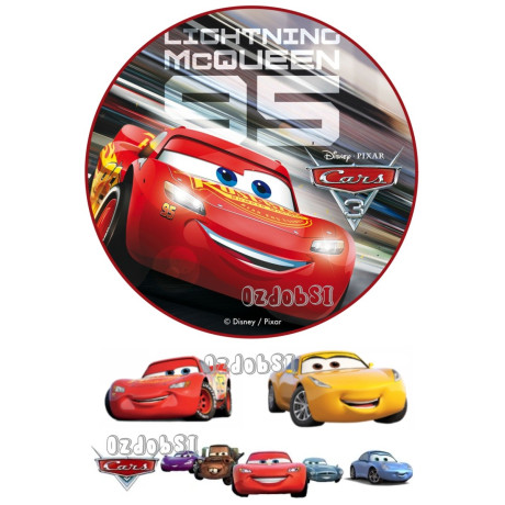 Cars (auta) 4 - jedlý papír 