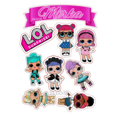 L.O.L. surprise 10 - jedlý papír