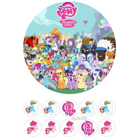 My little pony 1 - jedlý papír