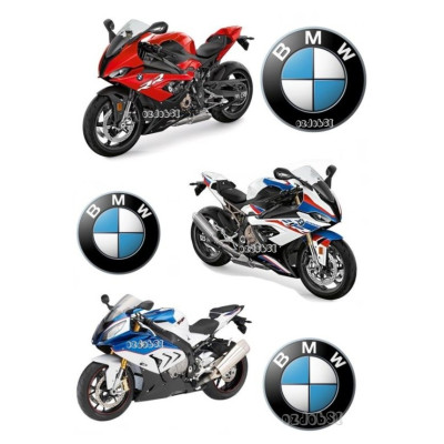 BMW motorky - jedlý papír