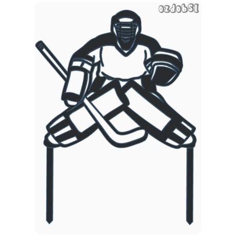 Hokejový brankář - plastový zápich