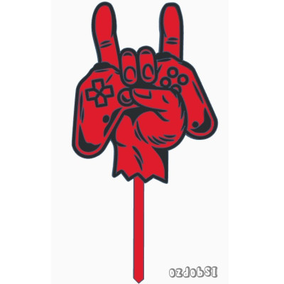 PS4 s rukou - plastový zápich