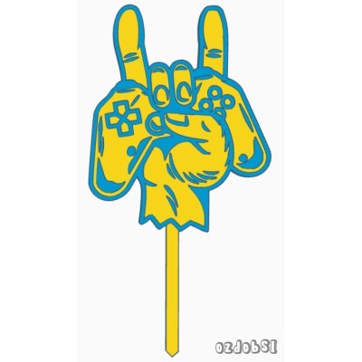 PS4 s rukou - plastový zápich