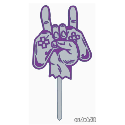 PS4 s rukou - plastový zápich