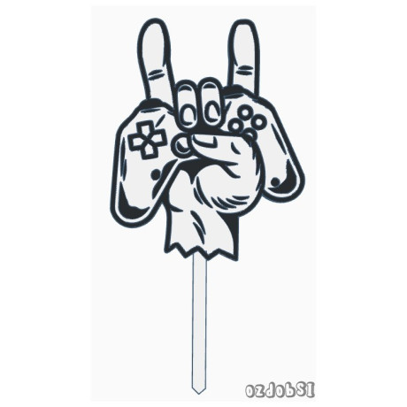 PS4 s rukou - plastový zápich