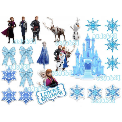 Ledové království 18 - jedlý papír 