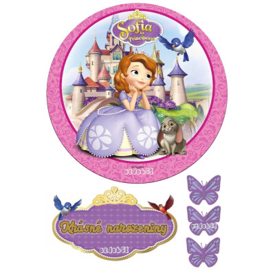 Princezna Sofie č.1 jedlý papír