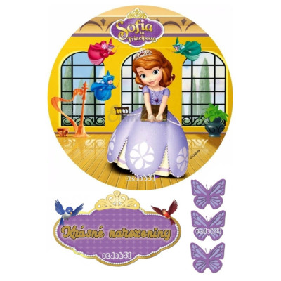 Princezna Sofie č.3 jedlý papír