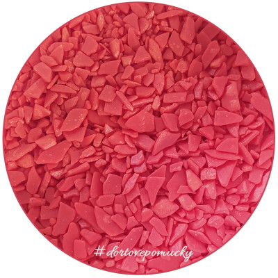 Červené čokoládové šupiny 50 g