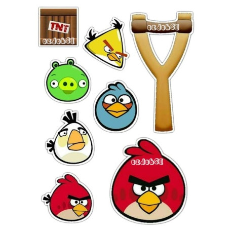 Angry birds č.2 jedlý papír