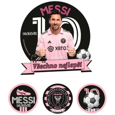 Messi Miami 8 - jedlý papír