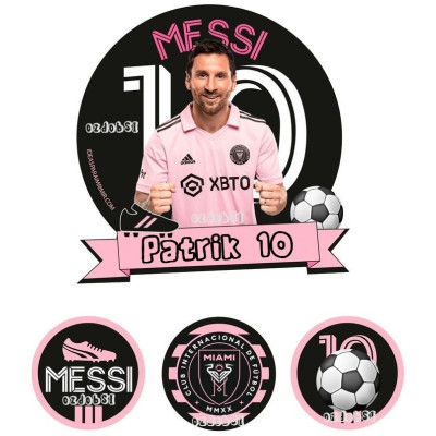 Messi Miami 8 - jedlý papír