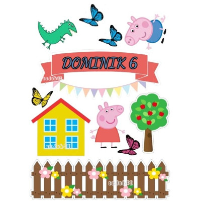 Prasátko Pepina 13 - jedlý papír