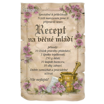 Přání 3 - jedlý papír