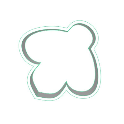 Včela plastové vykrajovátko