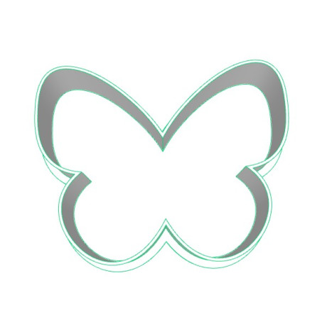 Motýl plastové vykrajovátko