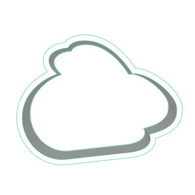 Zajíček plastové vykrajovátko