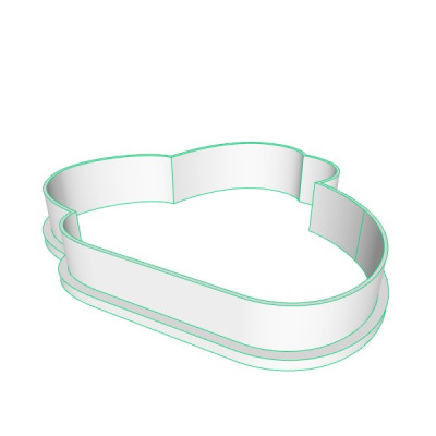 Zajíček plastové vykrajovátko