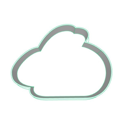 Zajíček plastové vykrajovátko