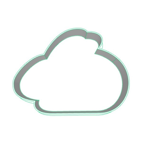 Zajíček plastové vykrajovátko