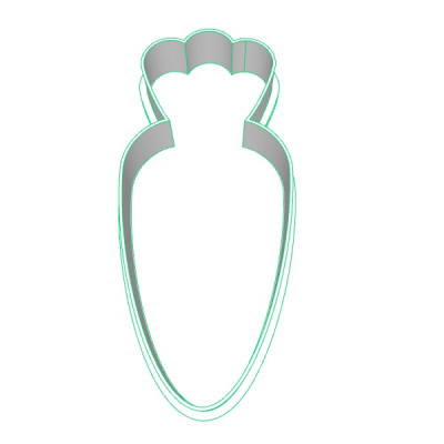 Mrkev plastové vykrajovátko