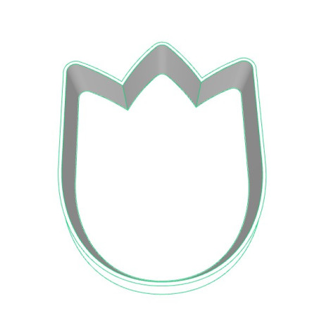 Tulipán plastové vykrajovátko