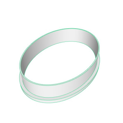 Vajíčko plastové vykrajovátko