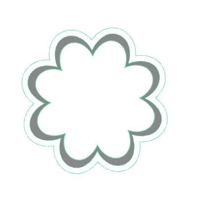 Kytička plastové vykrajovátko