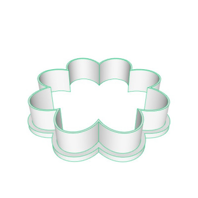 Kytička plastové vykrajovátko