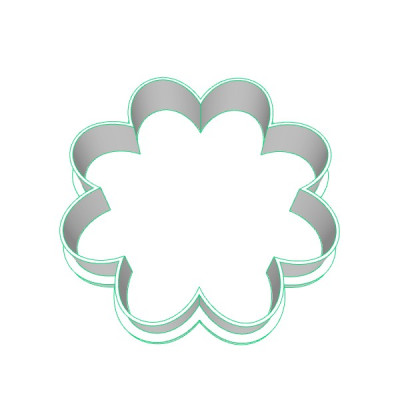 Kytička plastové vykrajovátko