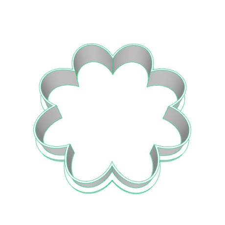 Kytička plastové vykrajovátko