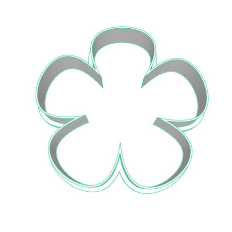 Kytička 2 plastové vykrajovátko