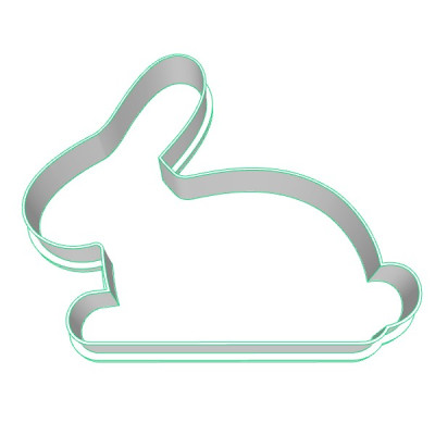 Zajíček 3 plastové vykrajovátko